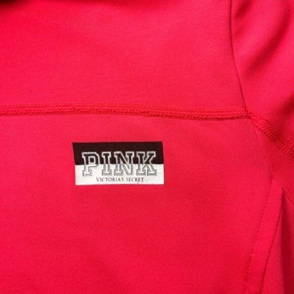 Victoria’s Secret Pink Ultimate Fleece Pullover Cowl Neck Athletic Shirt Small - Picture 9 of 10